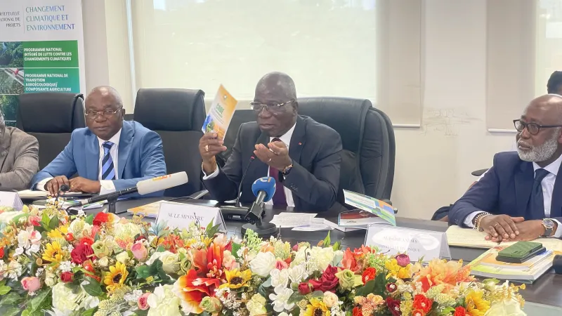 Côte d’Ivoire/ financement des actions climatiques : Un portefeuille de 315 projets remis aux bailleurs